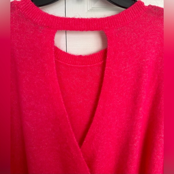 NWT LOFT BCRF Pink Cozy Backless Sweater Breast Cancer-Limited Edition-XL - Picture 11 of 12